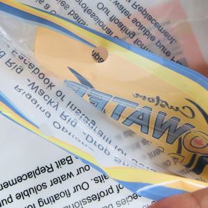 Pochette d'emballage personnalisée à faible MOQ pour leurres de pêche, appâts, hameçons, aliments, avec intérieur en feuille anti-huile - Product Image 5