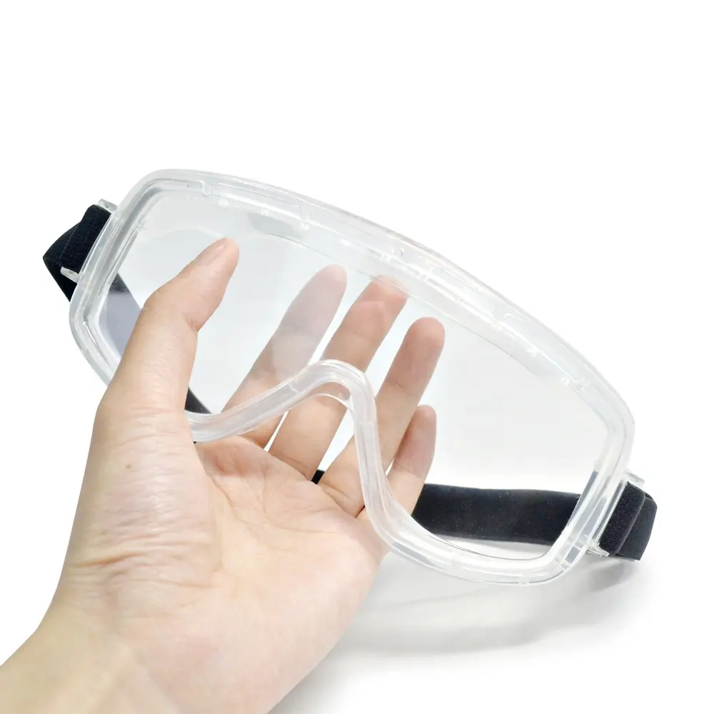 Vendita calda Anti-graffio Anti-appannamento completamente chiuso può coprire occhiali miopia medicale Anti-Splatter occhiali trasparenti