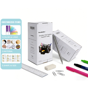 แฟ้มกระดาษลูกฟูกกันน้ำ JINLIN ขนาดและสีตามสั่ง พร้อมหูหิ้ว พิมพ์โลโก้ตามต้องการ บรรจุภัณฑ์สำหรับเครื่องเขียนแบบใช้ซ้ำได้ ทนทาน - Product Image 1