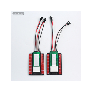 DC12V/24V Rearview Mirror Touch <strong>Switch</strong>, 5A, 60W, <strong>Single</strong>-touch LED Mirror Light Sensor <strong>Switch</strong> with Temperature Display - Product Image 2