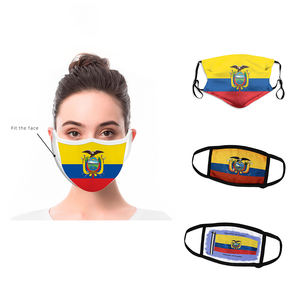 Bandera Rectangular de Poliéster con Impresión Digital Impermeable y Ecológica para Fanáticos de Ecuador 2022 - Product Image 4