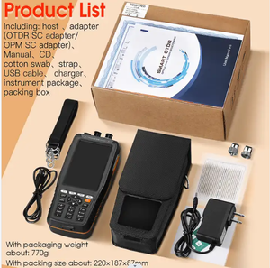 Detector de Obstrucciones de Cable de Fibra Óptica Monomodo Portátil COMPTYCO AUA28U de 60 km, Probador de Puntos de Rotura de 1550 nm, FTTH 4G 3G GPRS - Product Image 5