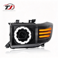 Pièces détachées automobiles, anneau de phare de voiture FQD71, phare de conversion, lumières LED d'origine, 8000 lumens, 6000K pour Land Cruiser LC75