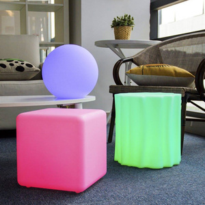 RGB <span class=keywords><strong>LED</strong></span> Light-Up <span class=keywords><strong>Cube</strong></span> bảng và Ghế phòng chờ cho câu lạc bộ đêm Câu lạc bộ trung tâm-Shisha đồ nội thất phòng - Product Image 6