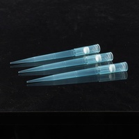 Embouts de micro-pipette jetables universels jaunes et bleus de bonne qualité pour laboratoire, 200 µl, 1000 µl, avec filtre, usage médical