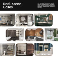 Nouvelles idées de produits : Panneau mural en composite pierre-plastique, panneau mural SPC, panneau mural décoratif en marbre pour salon