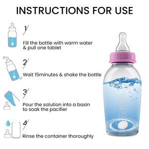 Tự Nhiên Chai Sữa Làm Sạch Tab Đa-Mục Đích Hộ Gia Đình Hóa Chất Trẻ Em Cốc Và Bé Chai Nước Hiệu Quả Sạch Máy Tính Bảng - Product Image 3