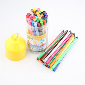 Ensemble de stylos aquarelle à pointe hexagonale fine, stylos marqueurs à base d'eau personnalisés pour enfants avec seau, stylos feutres aquarelle - Product Image 2