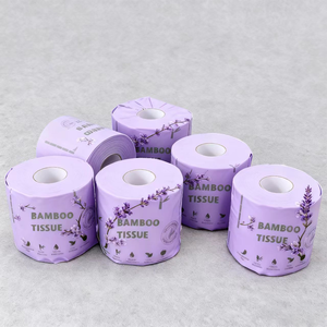 Sıcak satış çevre dostu yumuşak bambu hamuru tuvalet kağıdı fabrika fiyat en çok satan özel Logo toptan tuvalet kağıdı - Product Image 2