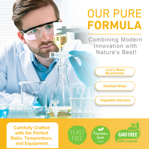 สารละลายของเหลวสกัดจากแผงคอสิงโตแบบหยดทำจากแผงคอสิงโตธรรมชาติ - Product Image 4