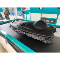 Nouveau tableau de bord PU cuir machine de formage sous vide tableau de bord machine d'emballage sous vide pour voiture et camion