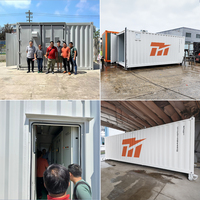 Contenedor de Baterías LifePO4 Refrigerado por Aire MATE de 20 pies, 500kWh 1MWh, Sistema de Almacenamiento BESS con BMS y PCS para Energía de Respaldo en Señalización Ferroviaria