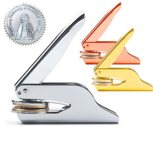 Nuevo <span class=keywords><strong>SELLO</strong></span> OFICIAL personalizado en relieve <span class=keywords><strong>para</strong></span> la oficina, logotipo personalizado - Product Image 6