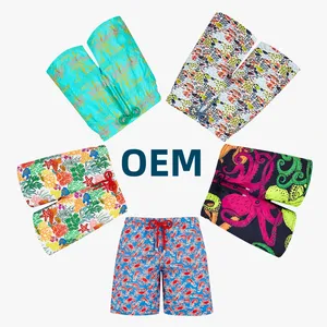 Новейший дизайн, летний мешковатый костюм для мальчиков, негабаритный костюм из двух предметов, гавайский пляжный комплект, Шорты для купания Бермуды для мужчин