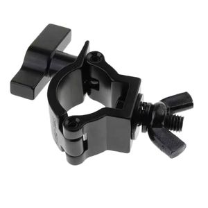Serre-tuyaux robustes en acier inoxydable de 220 lb pour éclairage LED, boulons de fixation en aluminium pour éclairage de scène, couleur argent - Product Image 1