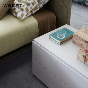Wbert โต๊ะข้างเตียงแบบเรียบง่ายทันสมัยพร้อมลิ้นชักสำหรับเก็บของในห้องนอนตู้ข้างเตียง - Product Image 5