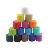 Bandage Cohésif Auto-Adhésif Personnalisé OEM Imprimé, Respirant et Élastique pour Soins Vétérinaires et Soutien des Blessures Animales
