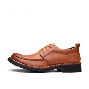 รองเท้าอ็อกซ์ฟอร์ดลำลองทรงธุรกิจสำหรับผู้ชาย รุ่นใหม่ ฤดูใบไม้ร่วง หนังแท้ ระบายอากาศ กันน้ำ กันลื่น หัวกลม - Product Image 4