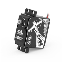 Servomoteur RC métallique AGFRC A80BHMF V2 CNC 40kg-cm Ultra Torque 0.085sec Vitesse Brushless 25T pour Pièces d'Avion RC