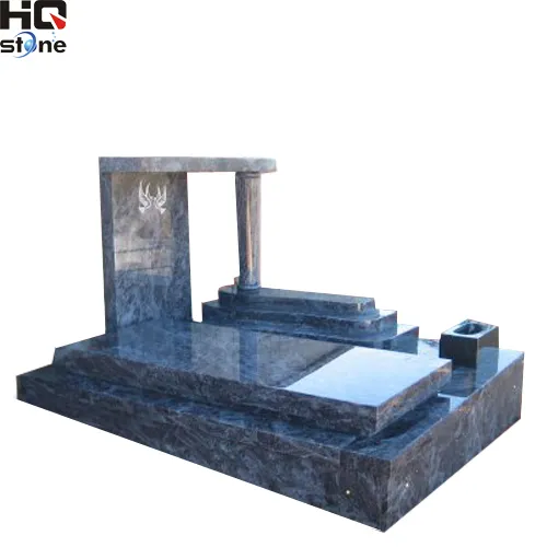 XIAMEN HQ STONE custom tombstones and monuments custom marble monument designs black black tombstone manufacturers