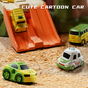 Set de Pista de Carreras de Dinosaurios EPT para Niños, Pista Deslizante por Gravedad con 4 Coches de Juguete, Set de Pista de Vehículos para Jugar en Interiores - Product Image 5