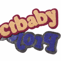 Parches de Bordado Chenille Personalizados con Letras, Nombres y Logotipos para Ropa, Bordados Digitalmente por Computadora