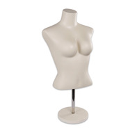 Mannequins de présentation demi-corps en plastique pour lingerie et maillots de bain