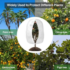 Thickened Winter Tree <b>Covers</b> with Zipper Drawstring,Frost Blanket from Wind,Pest and Animal - Product Image 4