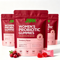 Gummies Probiotiques Vitaminées à Prix de Gros 5 Milliards d'UFC Saveur Canneberge Végétaliennes pour Adultes Soutien Santé Intestinale Féminine Approvisionnement en Vrac