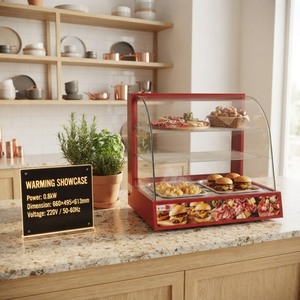 Vitrine chauffante pour <span class=keywords><strong>poulet</strong></span> et frites - Product Image 1