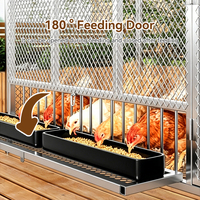 Vente en gros de grandes cages à poulets en métal de 100 cm, 130 cm, 150 cm, pour usage domestique, élevage, nichoirs pour volailles, canards, oies, poulets
