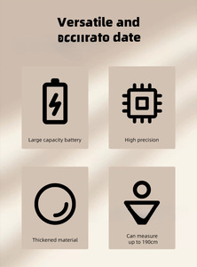 Thông Minh Cơ Thể Kết Nối Quy Mô Ứng Dụng Miễn Phí Sdk Siêu Âm Stadiometer Chiều Cao Đo Stadiometer Kỹ Thuật Số Chiều Cao Và Trọng Lượng Quy Mô - Product Image 6