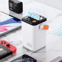 Batterie externe portable au lithium-ion 60000 mAh, charge rapide, télécommande, grande capacité, certifiée sécurité, énergie d'urgence pour le camping