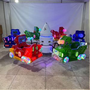 Equipo de Juegos Infantiles para Exteriores, Carrusel de Caballos con Capacidad para 6 Personas, Carrusel de Monedas para Niños - Product Image 3