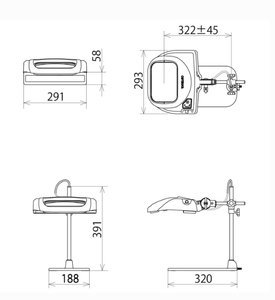 Loupe d'inspection optique industrielle OTSUKA OLIGHT6-B Series, disponible en 2XAR/4XAR/358AR - Product Image 3