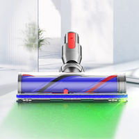 Pièces d'aspirateur ménager, tête de brosse motorisée réutilisable avec éclairage LED pour tapis et sols, compatible avec V7/V8/V10/V11