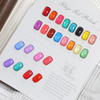 YOUGEL 8ml Gel ambre pour ongles OEM/ODM Gel UV pour la conception d'art des ongles Gel de vernis à ongles à faire tremper et à retirer