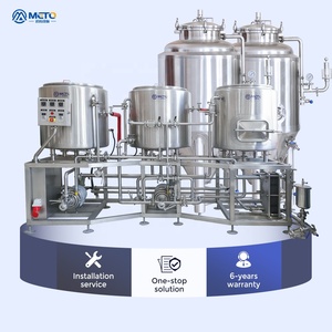 Thiết bị sản xuất bia mini All <span class=keywords><strong>in</strong></span> <span class=keywords><strong>One</strong></span> 100L 200L 300L, hệ thống sản xuất bia nano với các tính năng chế biến rượu - Product Image 1