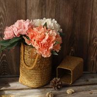 Pivoine artificielle bleu Tiffany, fleur artificielle en gros GF13823
