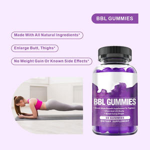 Compléments alimentaires à base de fibres végétales naturelles de l'usine OEM, gommes pour lifter les fesses, améliorer les fesses pour les femmes adultes - Product Image 1