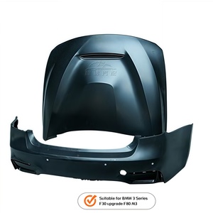 Kit de Carrocería Completo Estilo <span class=keywords><strong>F80</strong></span> M3 con Parachoques Delantero Agresivo, Difusor Trasero y Parrilla de Ajuste Preciso para BMW Serie 3 F30 <span class=keywords><strong>320</strong></span> 328 335 2012-2018 - Product Image 3