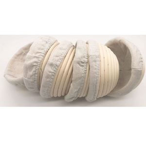 Usine En Gros Banneton <span class=keywords><strong>Benetton</strong></span> Épreuvage Panier 23Cm Diy Bol 10 Pouces Paniers À Pain Avec Doublure En Tissu Seulement 9 Pouces Lame - Product Image 2