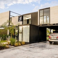 Maison préfabriquée en kit à 2 étages, maison en bois à 2 chambres, maison de vacances