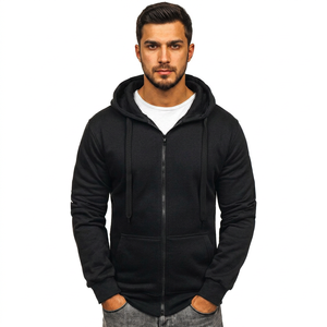 Sudadera con Capucha y Cremallera para Hombre, Estilo Desgastado, Cómoda y de Alta Calidad, Ideal para Uso Casual y Actividades al Aire Libre - Product Image 1