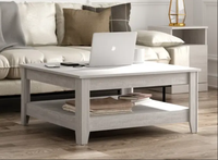 Meubles de salon modernes de Du - Table basse en bois avec étagère de rangement