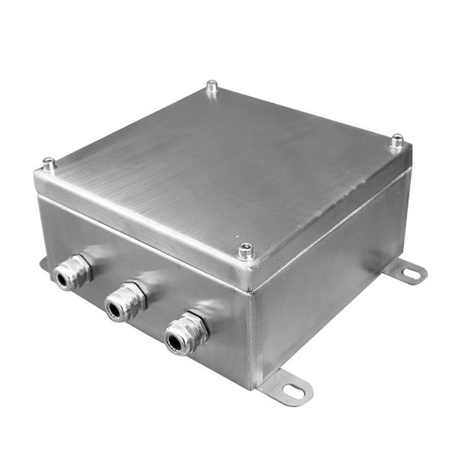 Shangyi SYW-02 Corrosion-Resistant 304 Stainless Steel IP66 Waterproof Brushed Surface Outdoor Cabinet Junction Box Enclosure