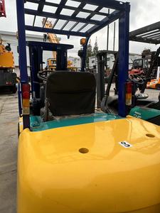 Used Komatsu FD30 Diesel 3 Tons 4WD <b>Forklift</b> with Hydraulic Side Shifter Rough Terrain Solid Tires Multi-Stage Mast - Product Image 6