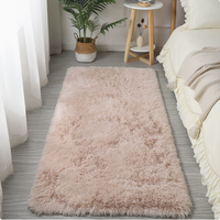 Ensemble de tapis en velours tissé de style nordique pour chambre à coucher, salon, zone de canapé, chevet