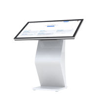 Kiosque interactif sur pied avec système Android, écran horizontal, écran tactile interactif pour l'affichage d'informations
