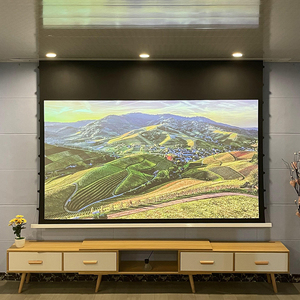 Visualmr màu xám tinh thể điện ẩn lõm alr Màn hình ánh sáng môi trường xung quanh từ chối trong trần màn hình chiếu cơ giới - Product Image 5